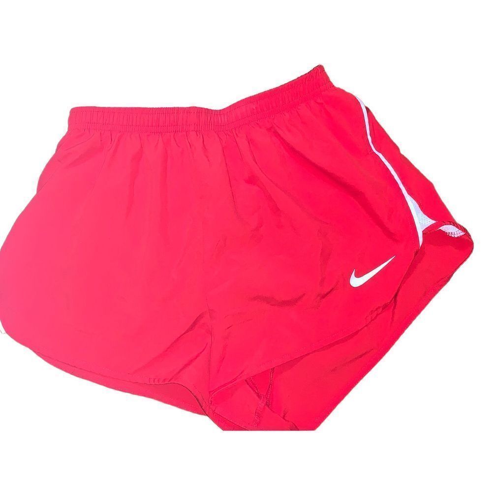 Nike Shorts Womens Small Red White Swoosh Running